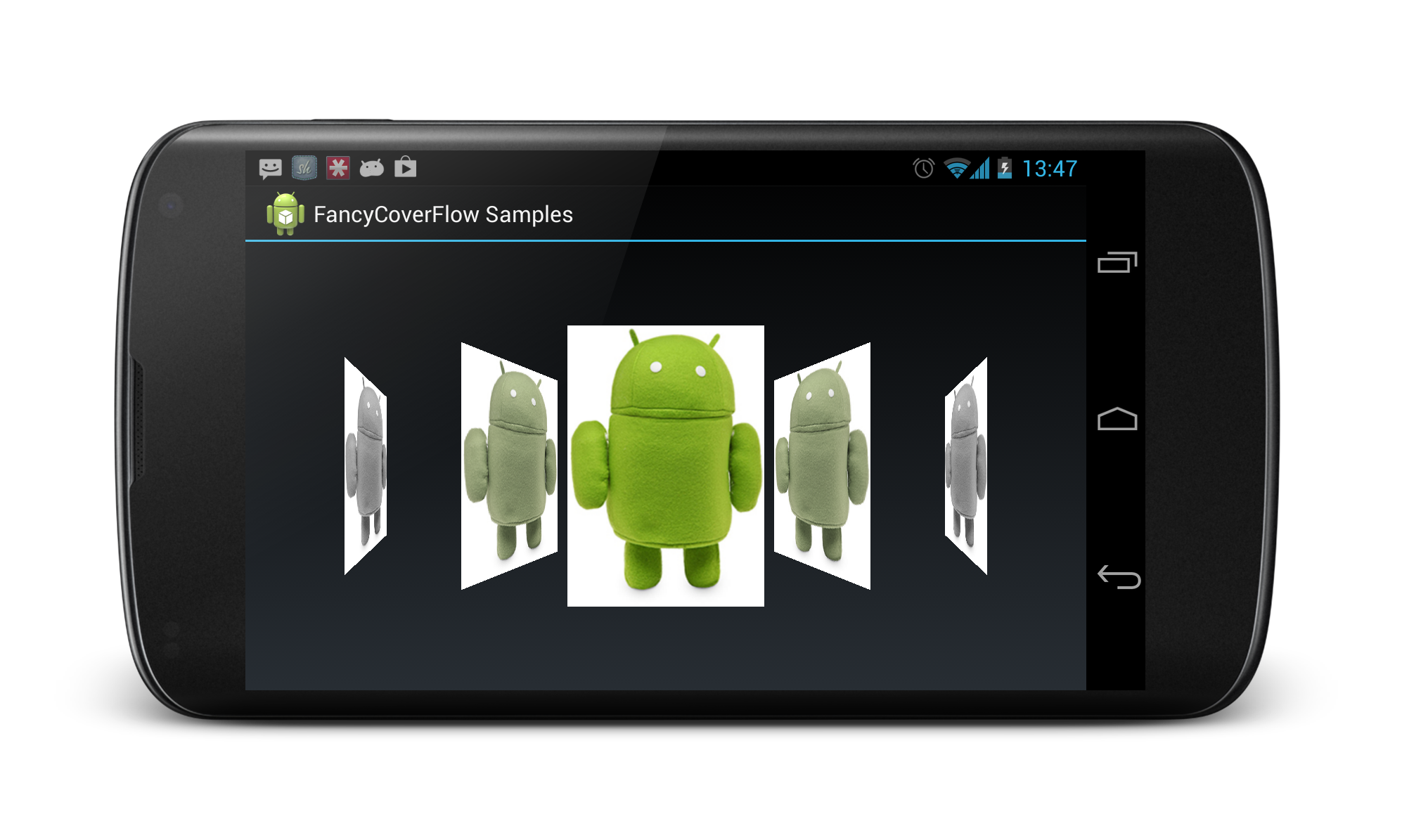 FancyCoverFlow Screenshot Nexus 4